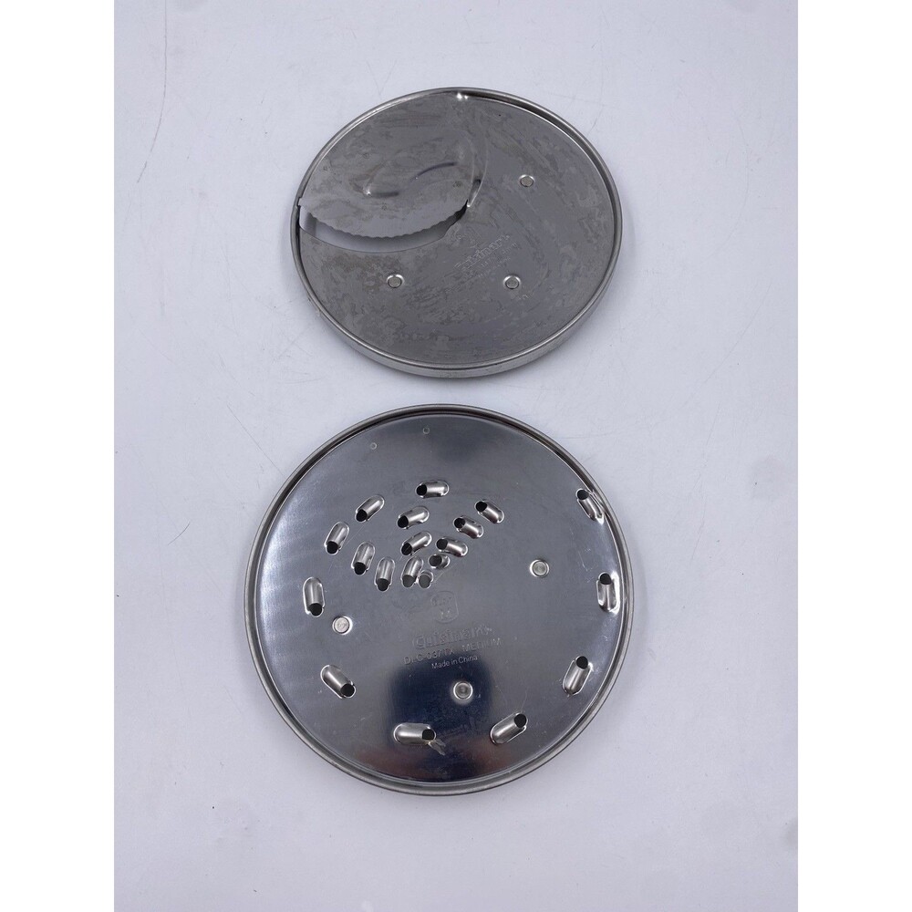 Cuisinart DLC-037TX Medium Shredding and DLC-044TX 4mm Replacement Disc OEM